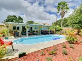 St Petersburg Home with Tropical Yard and Pool!
