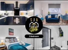 Spital Stay - SJA Stays - Modern 3 Bed Apartment