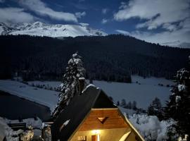 Adorable Chalet Sur le lac de Payolle, hotel in Campan