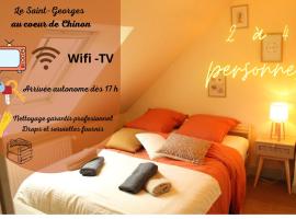 Le Saint-Georges - 2 à 4 pers - Ideal CNPE CHINON、シノンのホテル