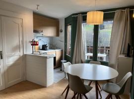 Mignon petit Studio 25m2 avec balcon et Parking face départ pistes !, hotel v destinaci Demi-Quartier