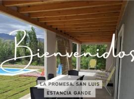 La Promesa, chal&eacute; alpino em Potrero de los Funes