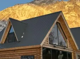 Wooden hut