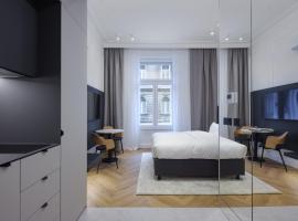 Fingerprint Art Apartments, acomoda&ccedil;&atilde;o com cozinha em Zagreb