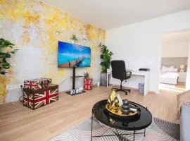 Dortmunder Erdgeschoss-Luxusloft mit großen Balkon, Netflix und 250 Mbytes Highspeed Wifi