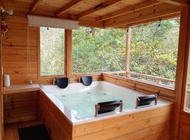 Ecocabañas B&B - Cabaña de lujo con jacuzzi privado cerca a termales, hotel v destinaci Choachí
