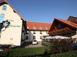 Hotel Bürgerhof, hotel dengan parkir di Hohenstein-Ernstthal