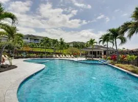 Tropical Kona Resort Townhome Patio and Ocean Views