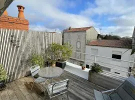 Maison de ville avec terrasse