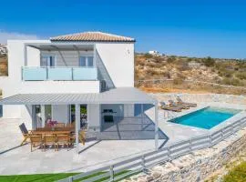 Gianna's Panoramic Seaview Twin Villas with pool 2