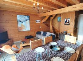 Chalet en bois 6 pers. avec terrasse Sud, lumineux et équipé, animaux admis – Saint-Michel-de-Chaillol - FR-1-393-12, ξενοδοχείο σε Saint-Michel-de-Chaillol