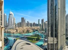Kensington Chic 1BR Fountain-view Flat Downtown Burj Khalifa