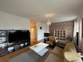 110kvm lyxig bostad med öppen spis och balkong