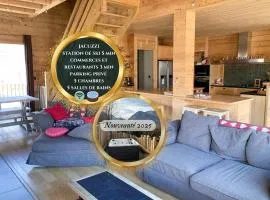 Maison Style Chalet 4 étoiles avec Jacuzzi- La Sérénité de Sailhan