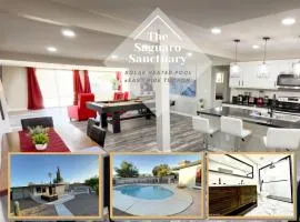 Private Home - Heated Pool, Billiards, Darts, Foosball, Fireplace, 5 Smart TVs, BBQ, Cotton Bedding - The Saguaro Sanctuary, Pool Heat Optional