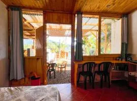 Cabañas del Lago, interior