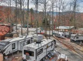 Modern Camper In Gatlinburg with Fire Pit