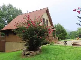 Cozy Couples Getaway with Hot Tub Fox Ridge Cabin
