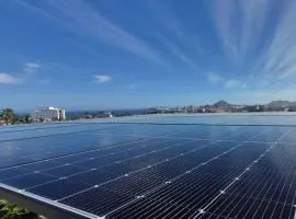 Solar House with Arch View Rooftop