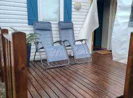 Mobil home avec terrasse couverte Les Phoques
