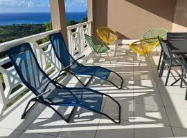 BAS de VILLA LE ROCHER AVEC VUE SUR MER