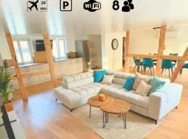 Grand appartement chaleureux