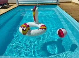 La ferme d'Hareauville - Heated swimming pool
