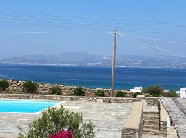 Delta Apartment with Sea View and Pool, hotel i Chrissi Akti