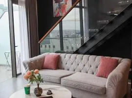 Amman damac عبدلي Abdali Boulevared عمان Two Bedroom Duplex With View