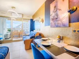 Studio pour 4 - balcon vue mer