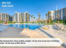 Budget-friendly 2bd Near Expo With A Huge Pool, hotel in Dubai
