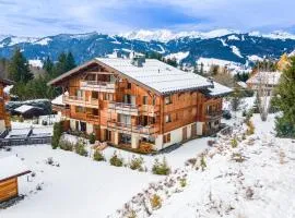 Mont d'arbois, 3 chambres avec terrasses et sauna dans la résidence