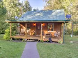 Backyard and Porch Rural Cosby Log Cabin!