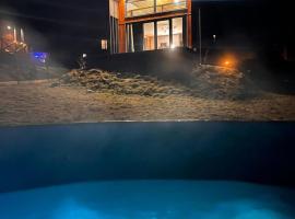 Domek z widokiem i prywatną Balią do 31marca Balia w cenie PROMCJA NA FERIE, alojamiento con onsen en Pewel Wielka