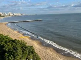 Pé na areia incrível