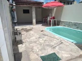 casa 2 quartos, centro com piscina