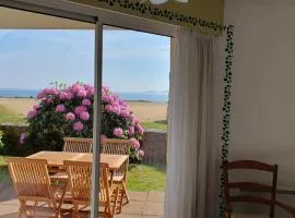 Appartement T2, RDJ, 2 étoiles, Vue mer panoramique, Côte de Granit Rose