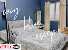 Puncak Alam Cozy Blue Escape nearby UITM、Bandar Puncak Alamのホテル