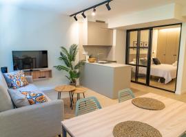 Oviedo Centro Apartamentos Pedregal: Oviedo'da bir kendin pişir kendin ye tesisi