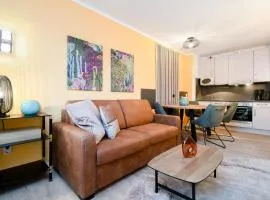 Das Solaris 7 Beach Apartment mit Balkon, Gemeinschaftssauna und Grillplatz