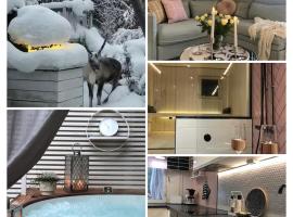 SnowCrystal home with free Jacuzzi and Sauna