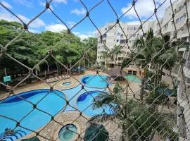 Thermas Paradise - Apto de 1 quarto Vista área de lazer - 216