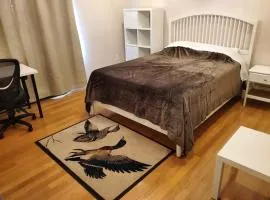 Queen Bed with Work Station 1st Floor