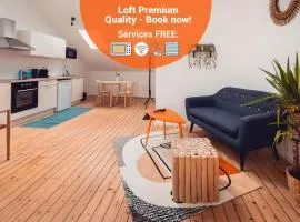 Loft lumineux très spacieux - Parking gratuit