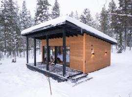 Scandinavian lakeside cottage