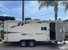 Cozy private couples camper in San Gabriel CA