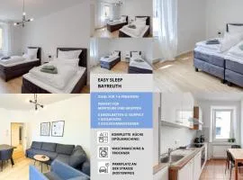 NEU Easy Sleep - FeWo mit 3 Zimmern bis 6 Personen, 5 Einzelbetten oder 2 Doppelbetten und 1 Schlafcouch, Küche, Tageslichtbad - Monteure willkommen