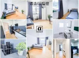 ALFA Apartment Esslingen City Altstadt nahe Stuttgart Messe I 3 Zimmer 4 Betten I Bad I Küche l WIFI & SmartTV I 3BR 4Beds I Bathroom I Kitchen