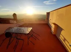 La grande terrazza, centro borgo