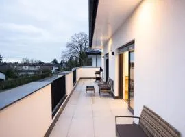 Penthouse mit großer Terrasse Parkplatz und WLAN in exklusiver Lage am Hellweg